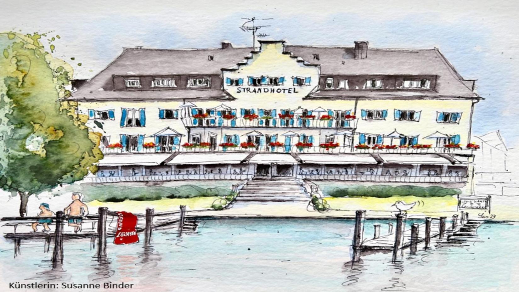 Strandhotel Loechnerhaus Reichenau Luaran gambar